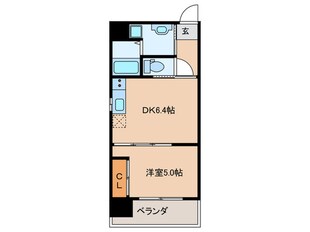 アクアスイート南森町の物件間取画像